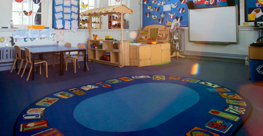 Why do classrooms have carpets?