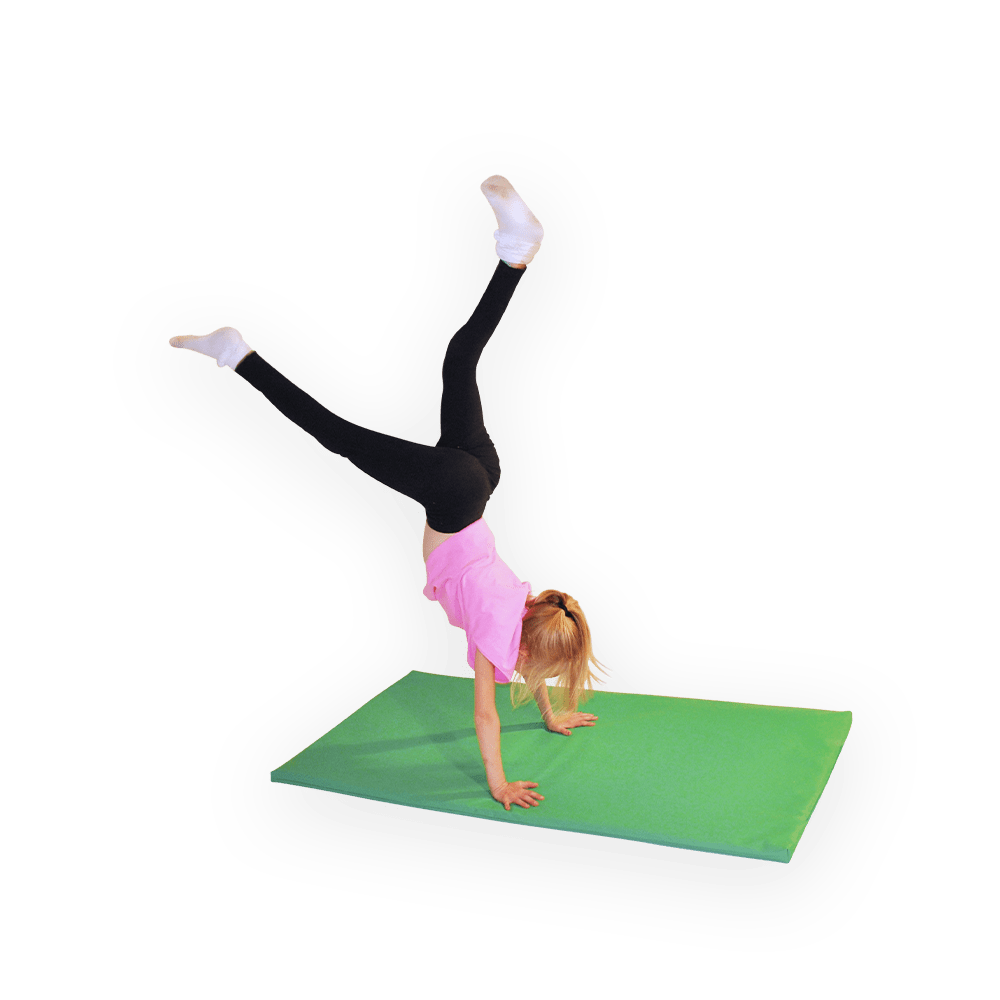 Green Tumble Mat Soft Foam Padded Gym Mat for Kids’ Active Play & Development