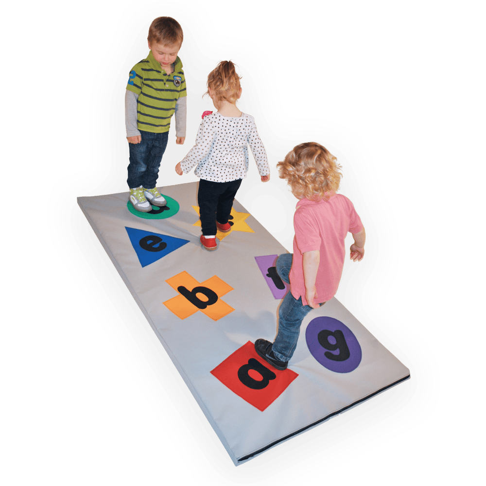 Early Years Letters Feature Soft Play Mat  Educational Alphabet Nursery & EYFS Floor Play Mat