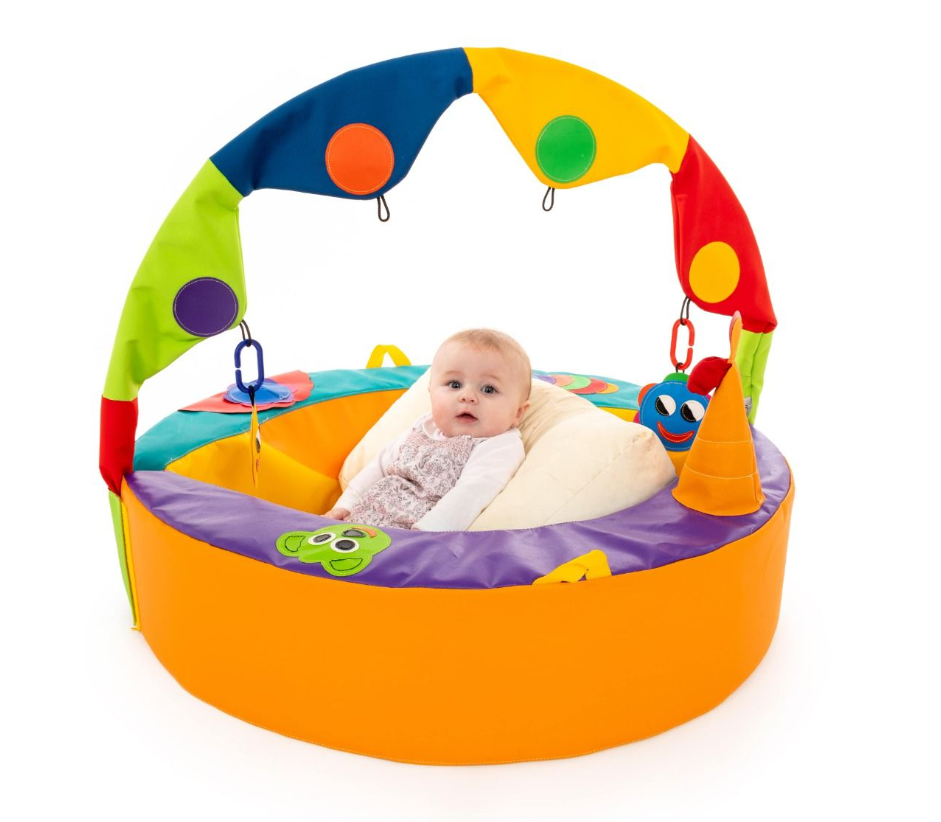 Early Years Soft Play Crescent Ring Set with Activity Arch