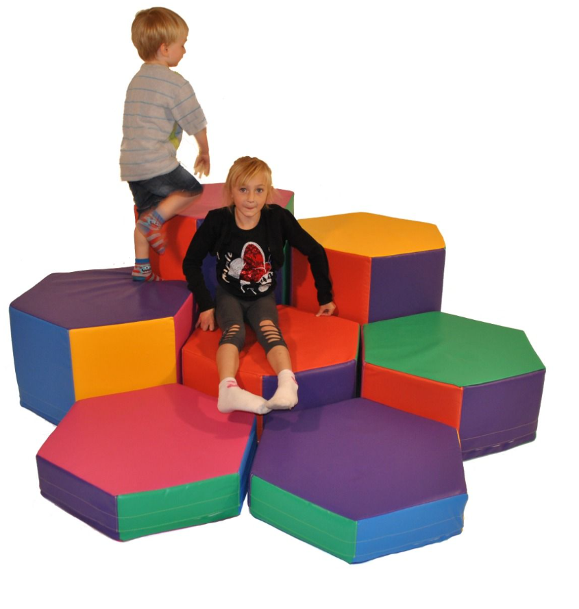 Early Years Soft Play Giants Causeway Building Blocks (7 Pieces)