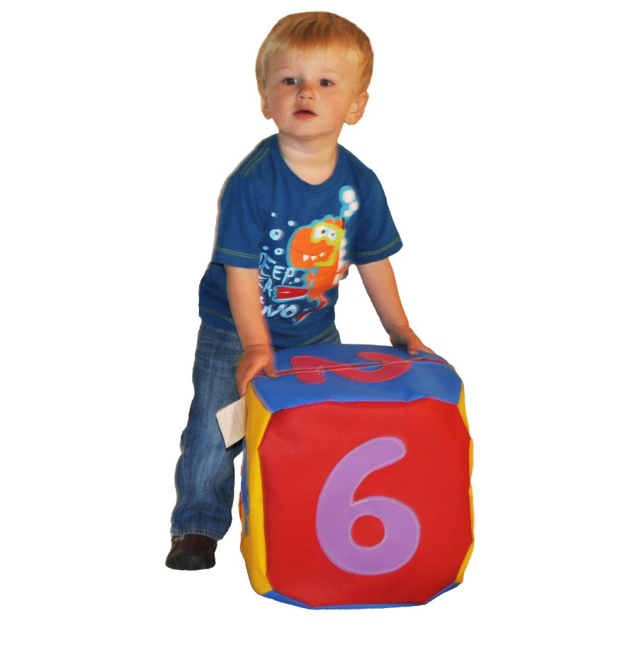 Early Years Soft Play Giant Dice with Numbers