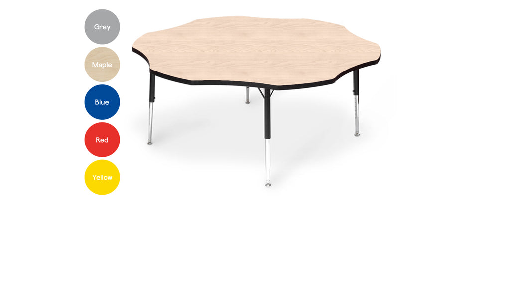 Tuf Top™ Height Adjustable Flower Table For Schools
