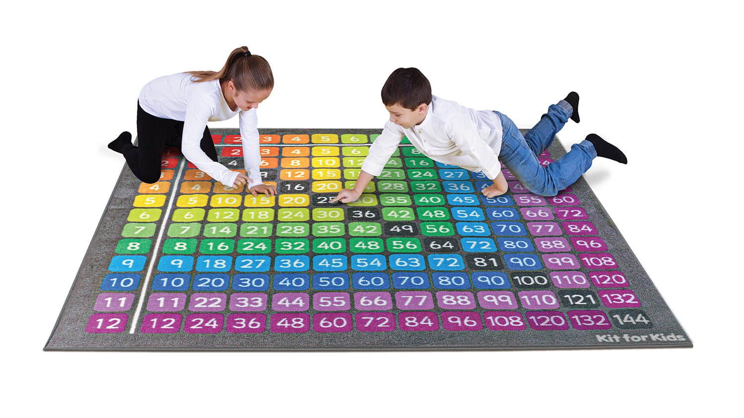 100 Square Multiplication Grid Carpet – Classroom Direct