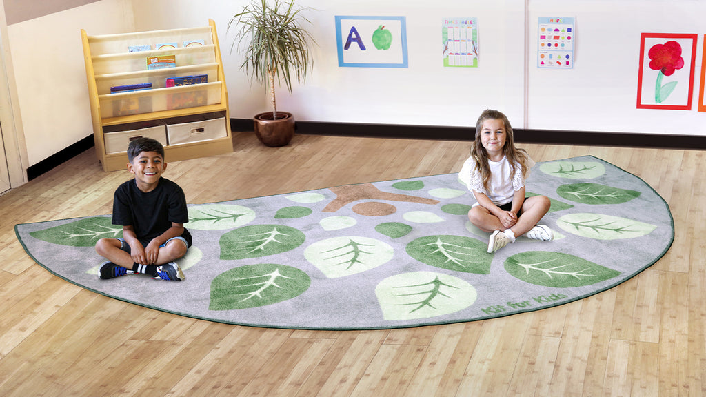 Natural World™ Semi-Circle Placement Carpet Schools