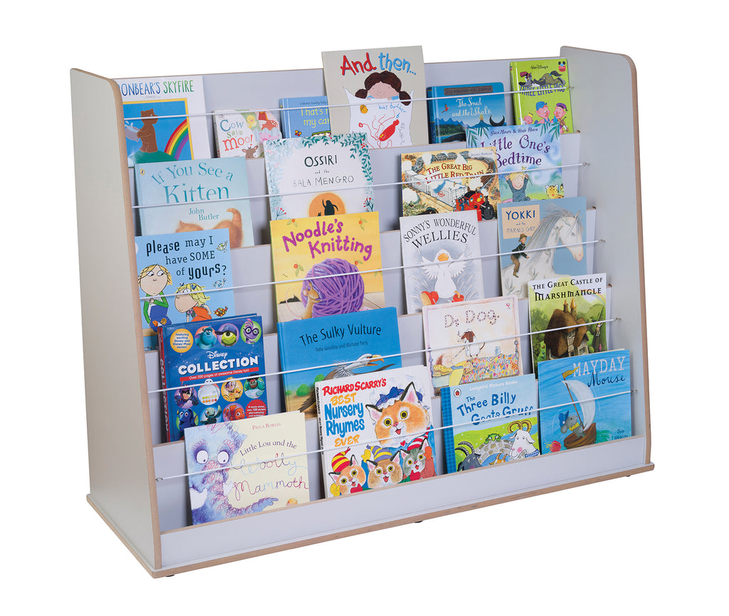 Wide Free Standing Book Display Unit