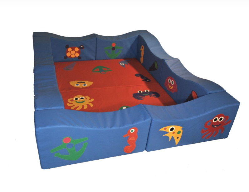 Early Years Soft Play Large Wave Ball Pool - Excludes Balls