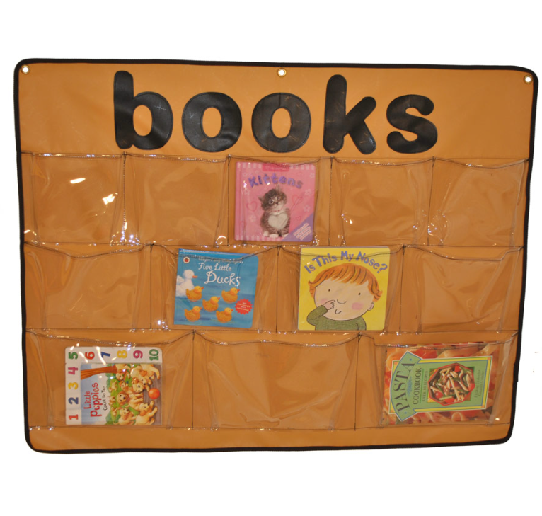 Book Wall Storage Organiser Learning Soft Play - Classroom's
