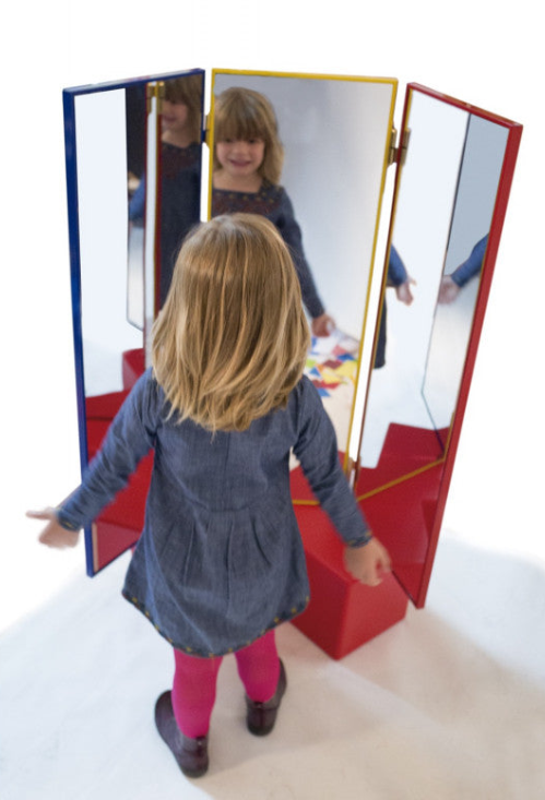 Triple Unbreakable Mirror Educational Classroom Mirrors