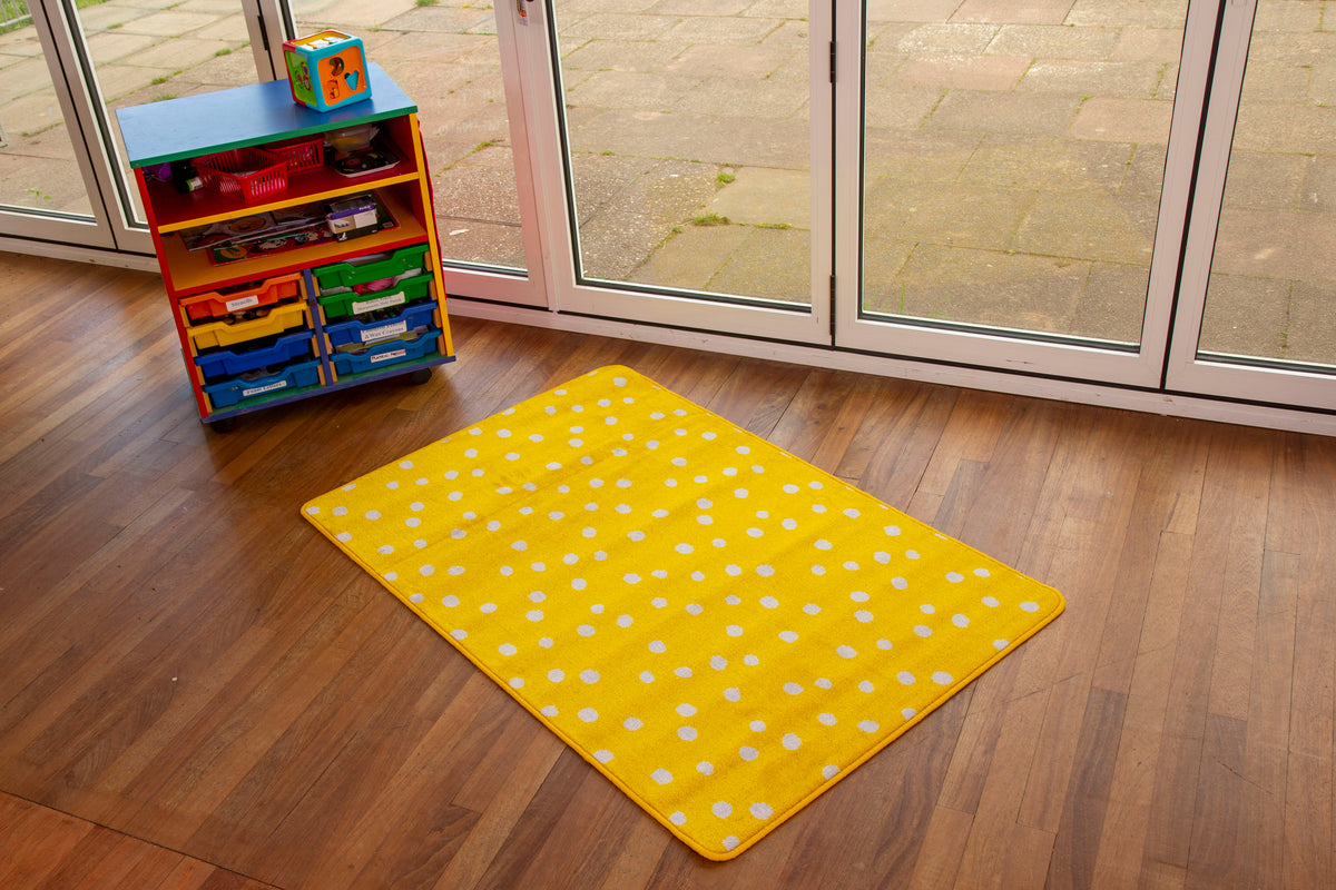 Spot Rug Kinder™ Small Spot Rug - Yellow – Classroom Direct