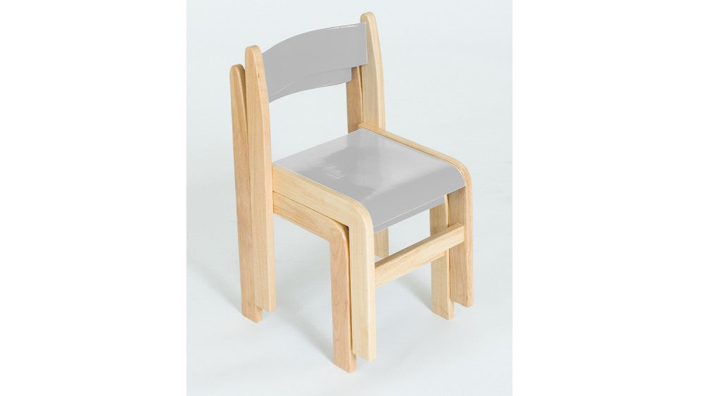 Tuf Class Wooden Chairs - Grey (pk of 2) S4