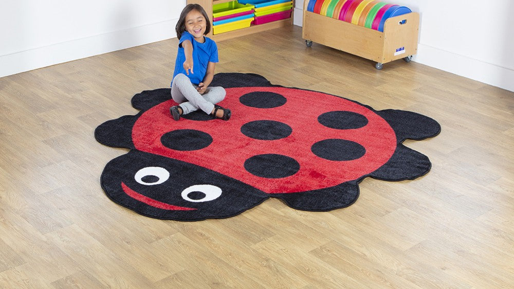 Back to Nature™ Giant Ladybird Shaped Indoor Carpet – Classroom Direct