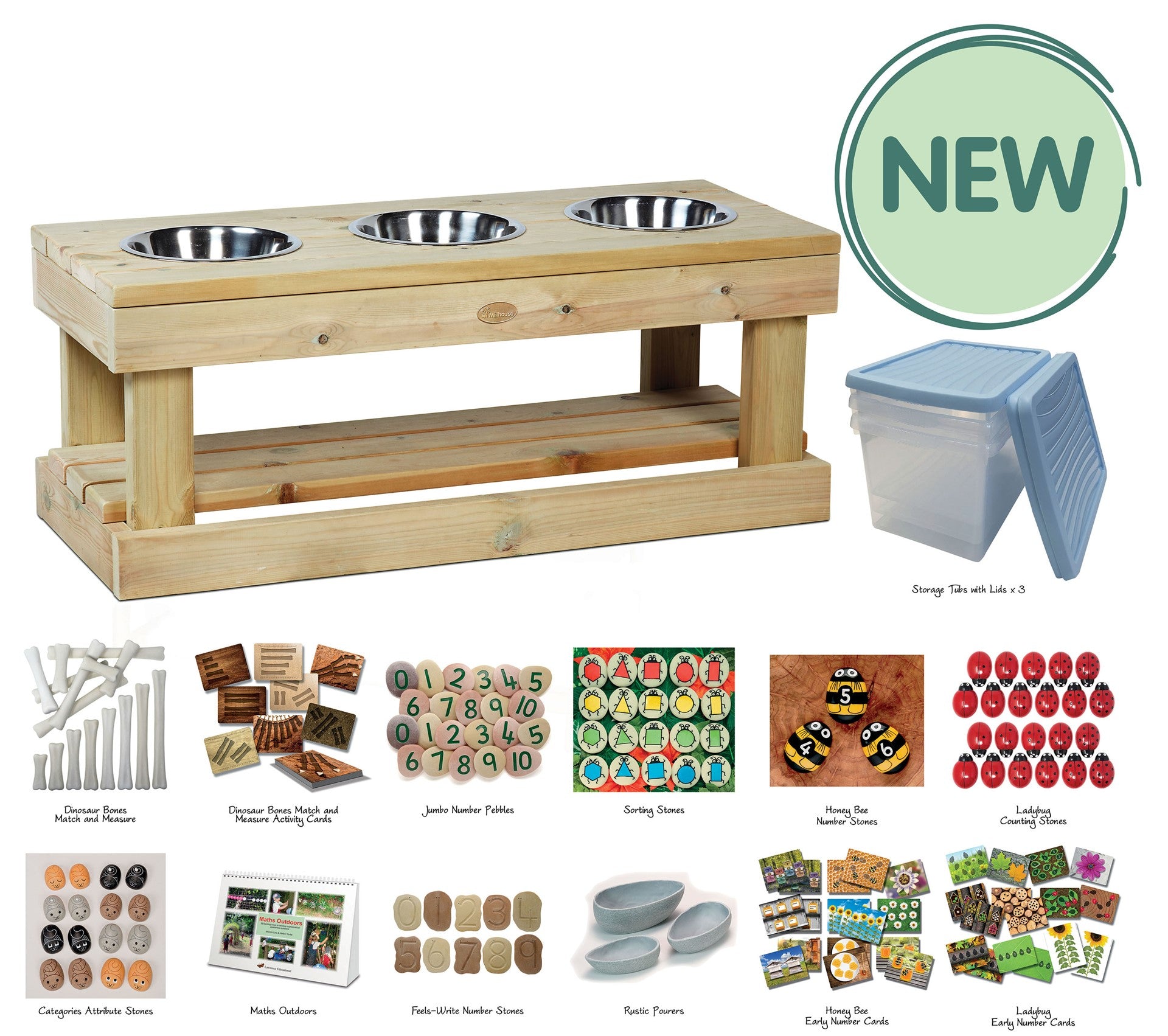 Outdoor Potion Bench - 3 Station – Classroom Direct