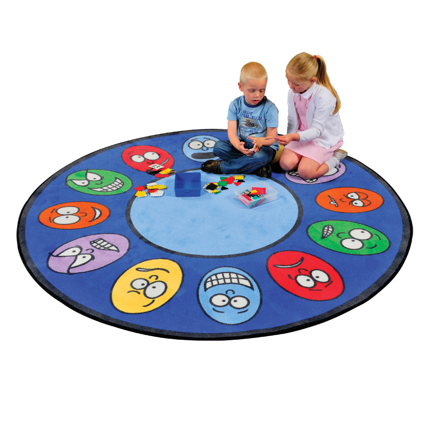 Expressions Round Learning Rug 2x2M
