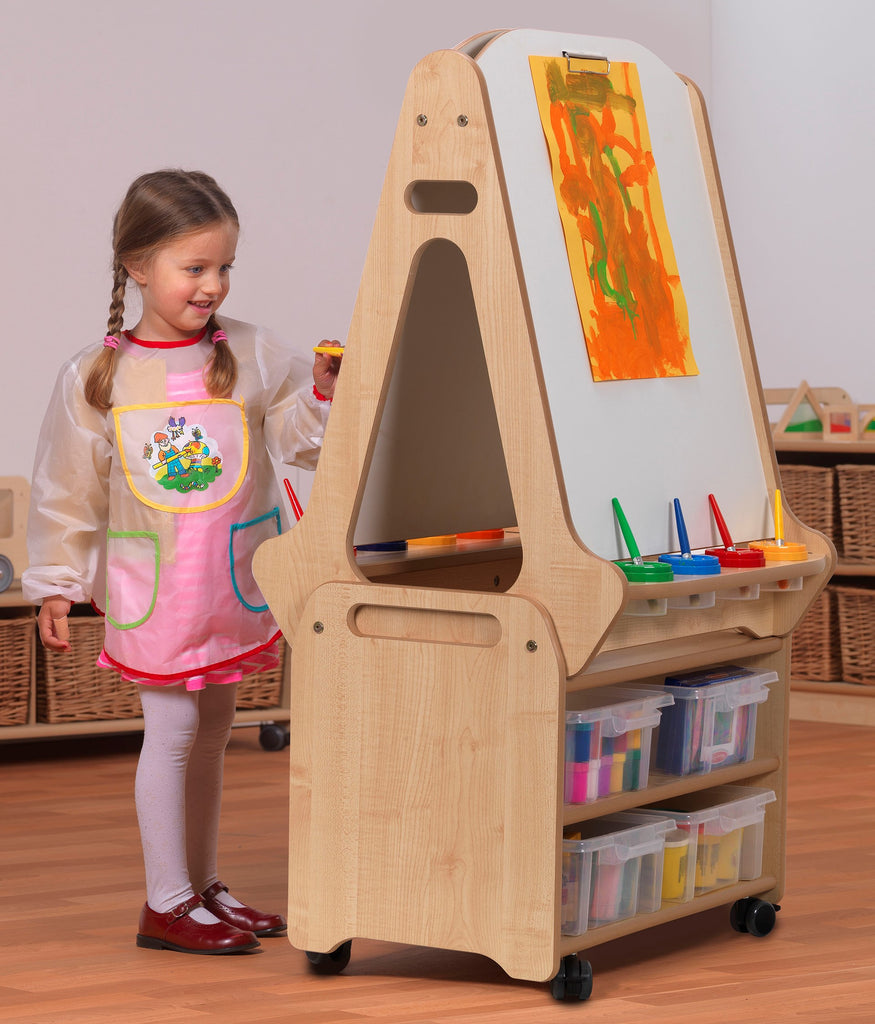 Double-sided Whteboard Easel and Stand