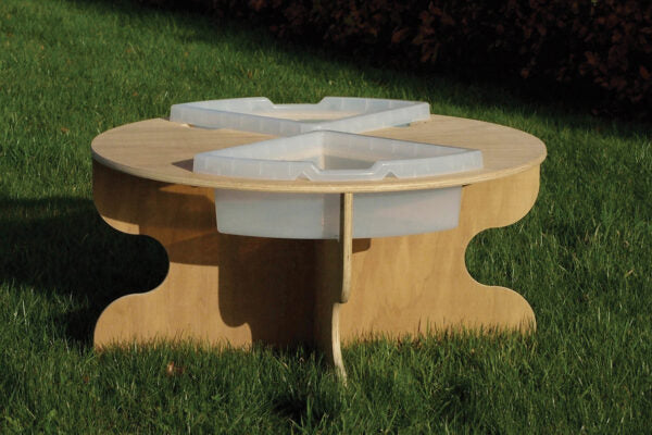Outdoor 460 High Table With Inset Trays