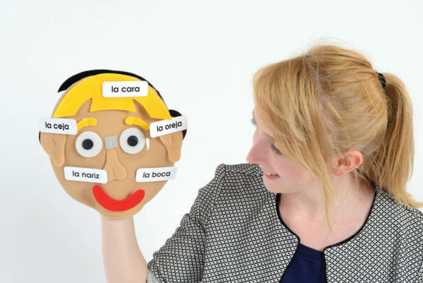 Make a Face Puppets - Spanish
