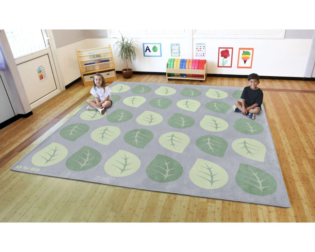 Early Years Natural World Leaf Placement Floor Carpet for Schools & Cl ...