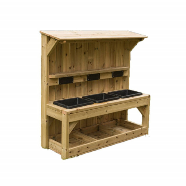 Outdoor Wooden Potting Bench Classroom Direct