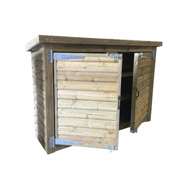 Three Tier School Storage Unit with Timber Doors