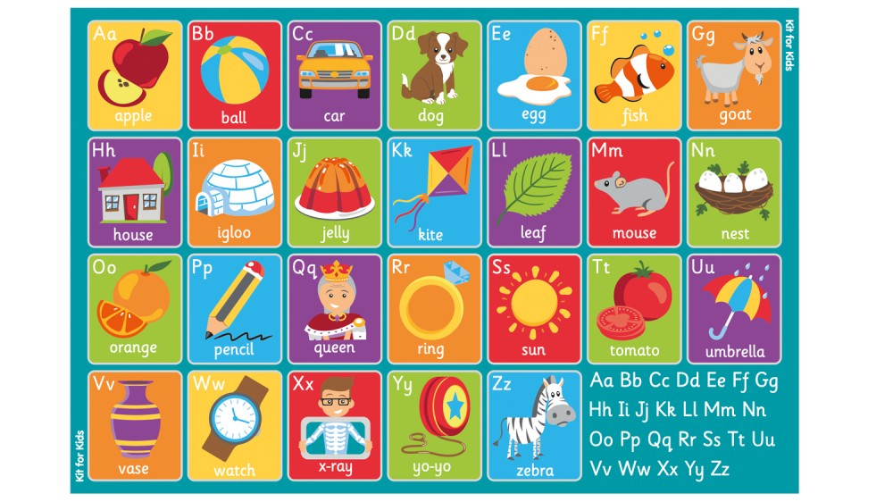 Alphabet Carpet For Schools 3x2m