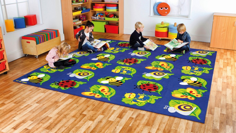 Back to Nature™ Square Bug Carpet For Schools 3m x 3m – Classroom Direct