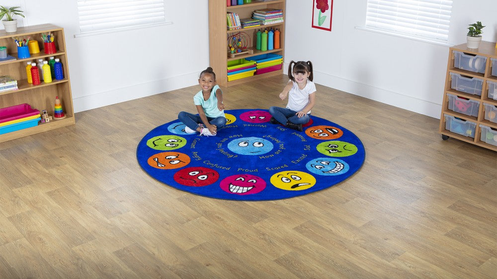 Emotions™ Interactive Circular Carpet  For Schools
