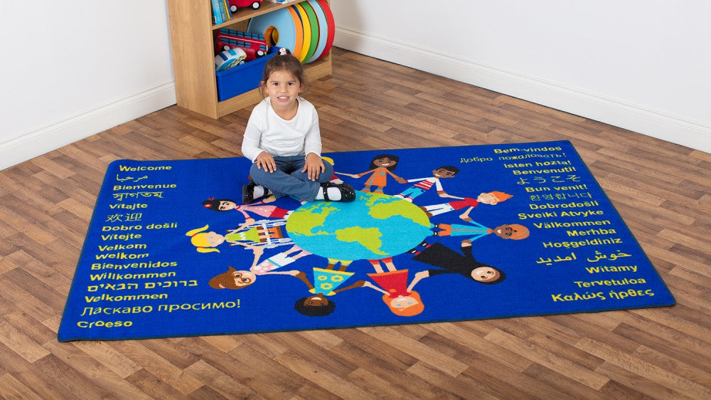 Children of the World™ Welcome Carpet For Schools 2000 x 1330mm
