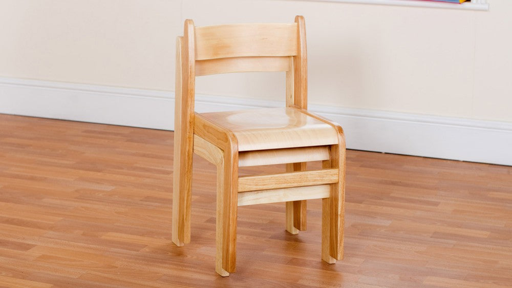 Tuf Class ™ Wooden Chair Natural For Schools