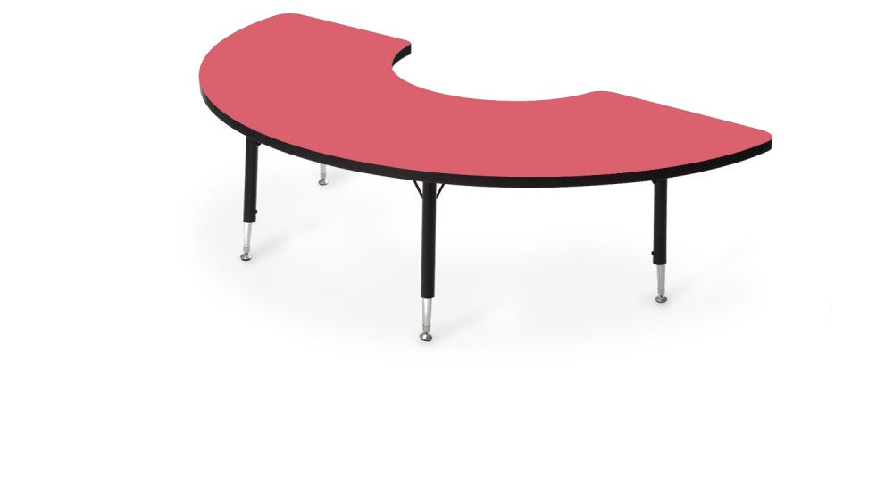 Tuf-Top™ Height Adjustable Arc Table For Schools