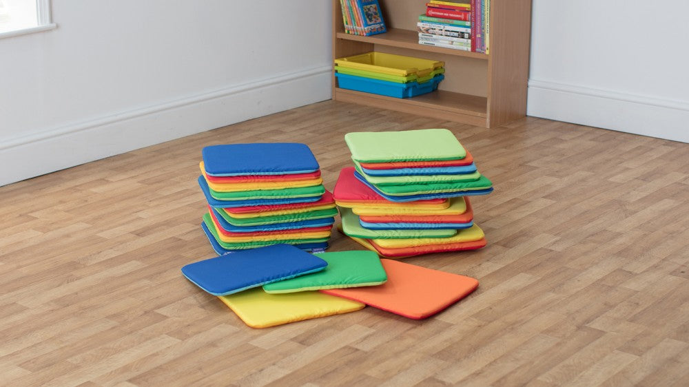 Rainbow™ Square Cushions  Set of 32 with NEW HOLDALL