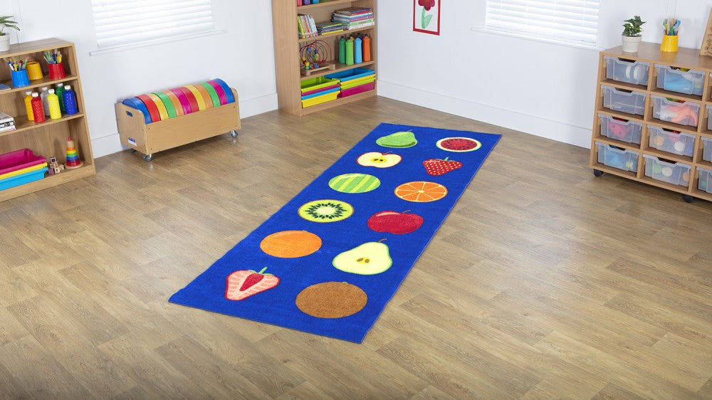 Fruit Runner Placement Carpet For Schools – Classroom Direct